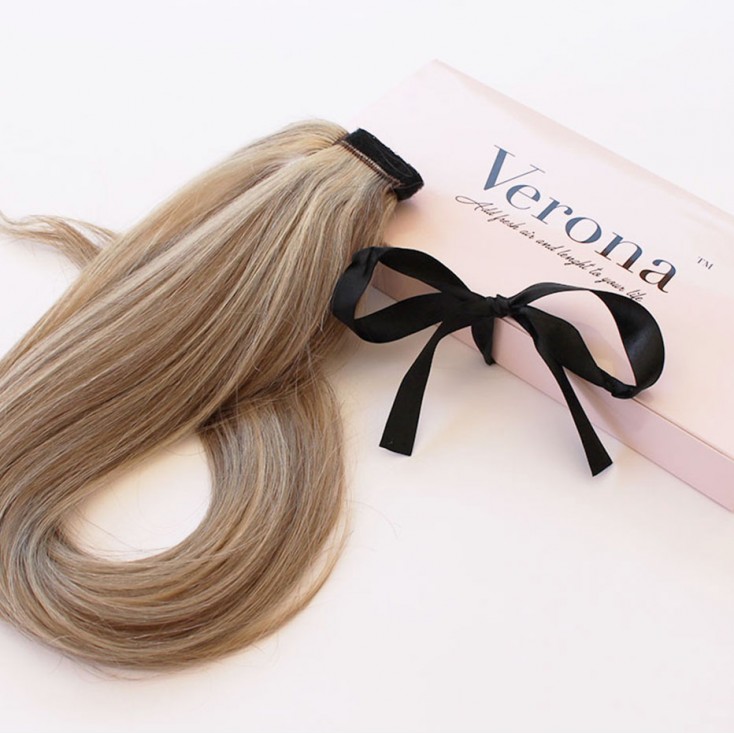 Velcro Ponytail 100% Natural Human Remy Hair
