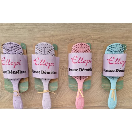 Brosse en bambou pour cheveux et extensions